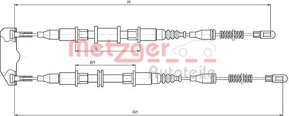 Metzger 11.585 - Жило, ръчна спирачка vvparts.bg