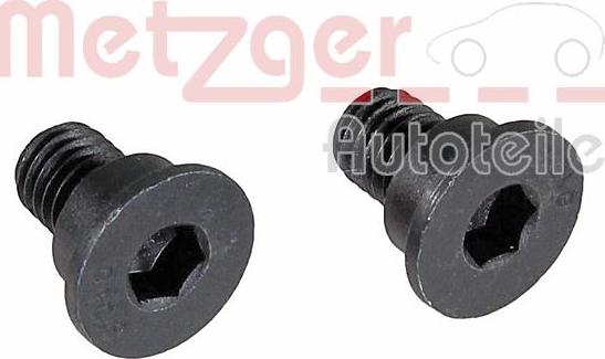 Metzger 11662K - Винт, спирачен диск vvparts.bg