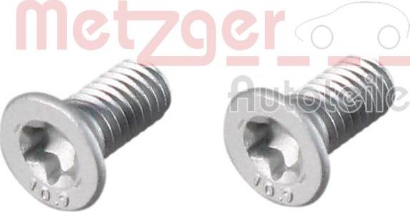 Metzger 11671K - Винт, спирачен диск vvparts.bg