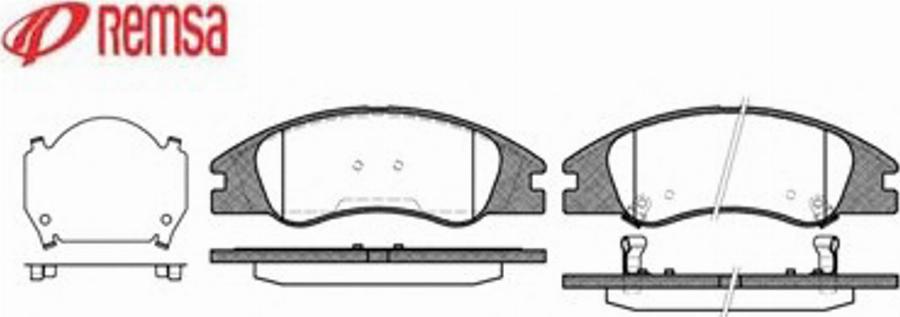 Metzger 1134.02 - Комплект спирачно феродо, дискови спирачки vvparts.bg