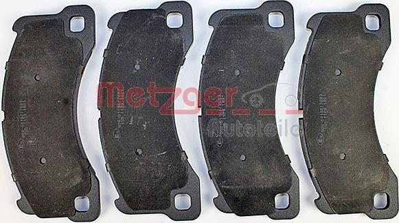 Metzger 1170445 - Комплект спирачно феродо, дискови спирачки vvparts.bg