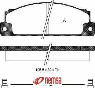 Metzger 1170695 - Комплект спирачно феродо, дискови спирачки vvparts.bg