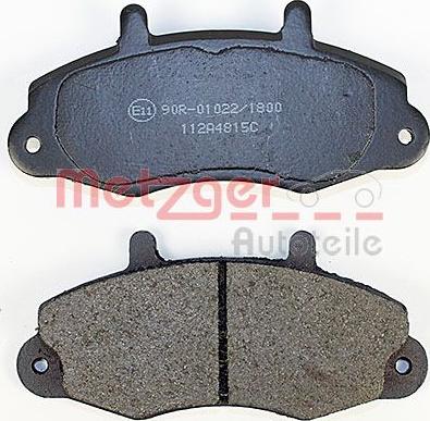 Metzger 1170604 - Комплект спирачно феродо, дискови спирачки vvparts.bg