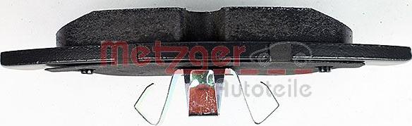 Metzger 1170156 - Комплект спирачно феродо, дискови спирачки vvparts.bg