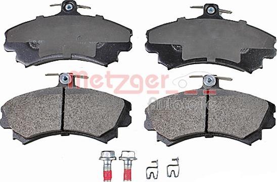 Metzger 1170166 - Комплект спирачно феродо, дискови спирачки vvparts.bg