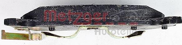 Metzger 1170339 - Комплект спирачно феродо, дискови спирачки vvparts.bg