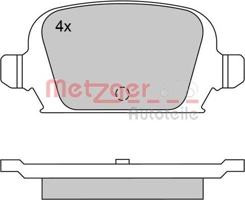 Triscan HP T5143 - Комплект спирачно феродо, дискови спирачки vvparts.bg