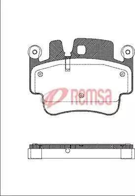 Metzger 1170759 - Комплект спирачно феродо, дискови спирачки vvparts.bg