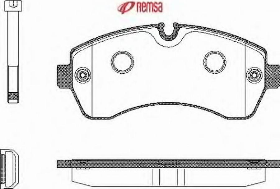 Metzger 124380 - Комплект спирачно феродо, дискови спирачки vvparts.bg