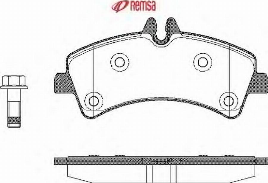 Metzger 124780 - Комплект спирачно феродо, дискови спирачки vvparts.bg