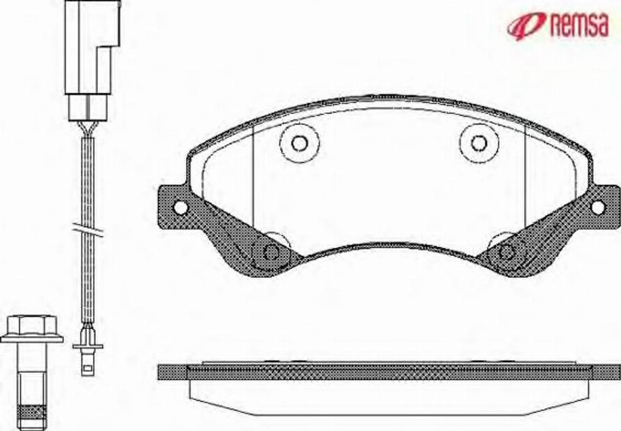 Metzger 1251.02 - Комплект спирачно феродо, дискови спирачки vvparts.bg