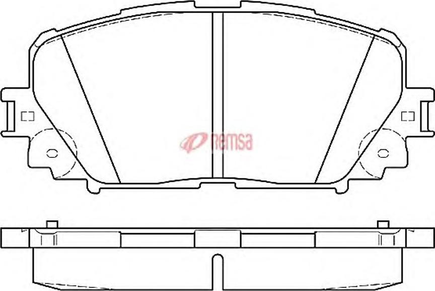 Metzger 1258.00 - Комплект спирачно феродо, дискови спирачки vvparts.bg