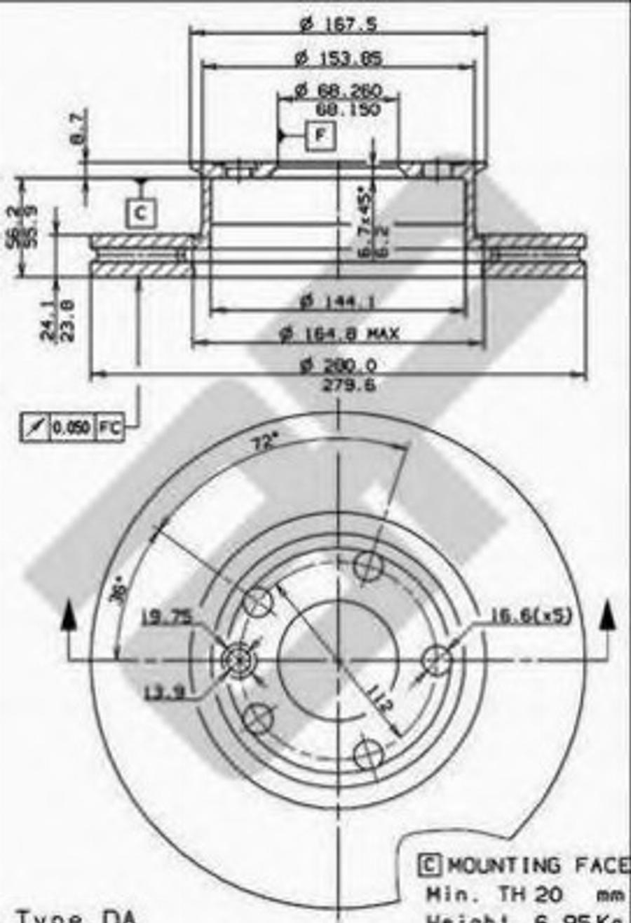 Metzger 24357 - Спирачен диск vvparts.bg