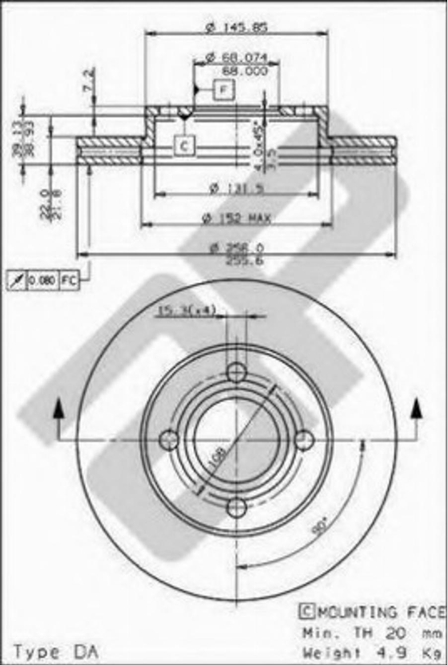 Metzger 24204 - Спирачен диск vvparts.bg