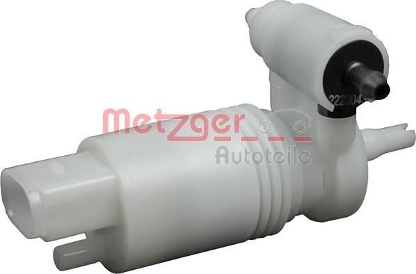Metzger 2220043 - Водна помпа за миещо устр., почистване на стъклата vvparts.bg