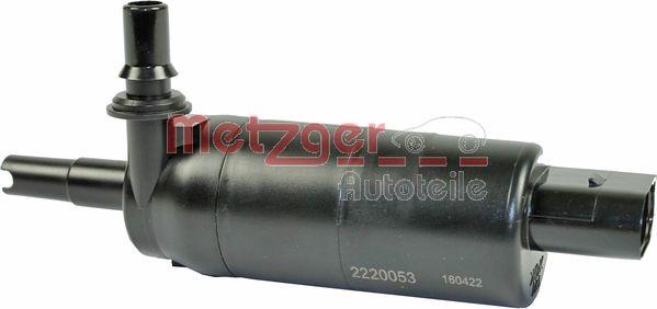 Metzger 2220053 - Водна помпа за миещо устр., почистване на фаровете vvparts.bg