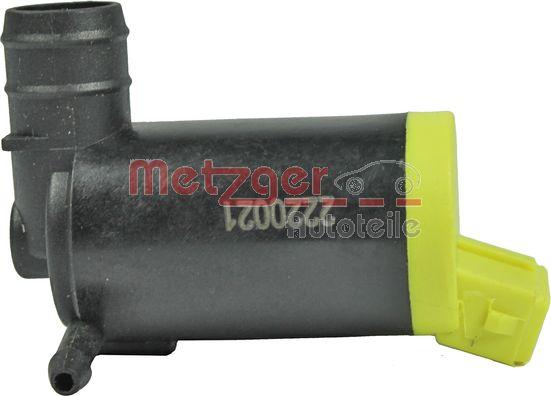 Metzger 2220021 - Водна помпа за миещо устр., почистване на стъклата vvparts.bg