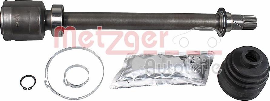 Metzger 7110190 - Каре комплект, полуоска vvparts.bg