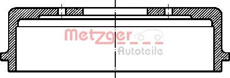 Metzger BT 9201 - Спирачен барабан vvparts.bg