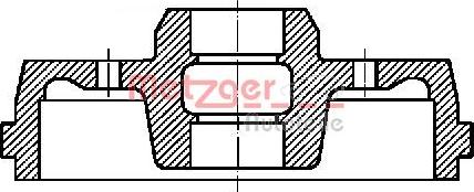 Metzger BT 1069 - Спирачен барабан vvparts.bg