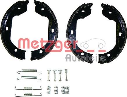 Metzger KR 960 - Комплект спирачна челюст, ръчна спирачка vvparts.bg