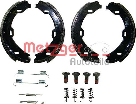 Metzger KR 978 - Комплект спирачна челюст, ръчна спирачка vvparts.bg