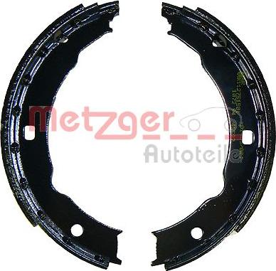 Metzger KR 665 - Комплект спирачна челюст, ръчна спирачка vvparts.bg