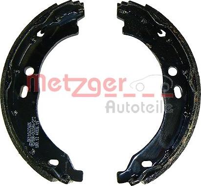 Metzger KR 215 - Комплект спирачна челюст, ръчна спирачка vvparts.bg