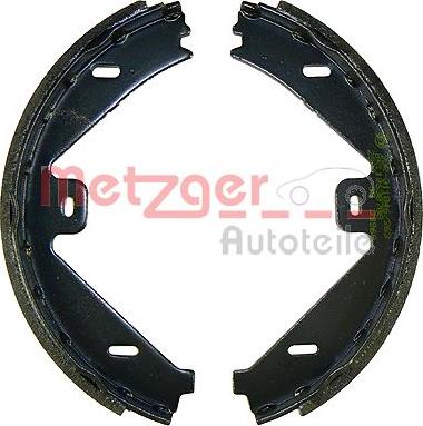 Metzger KR 227 - Комплект спирачна челюст, ръчна спирачка vvparts.bg