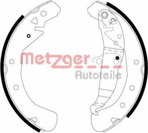 Metzger MG 967 - Комплект спирачна челюст vvparts.bg