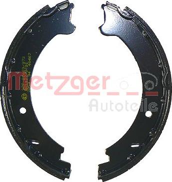 Metzger MG 629 - Комплект спирачна челюст, ръчна спирачка vvparts.bg