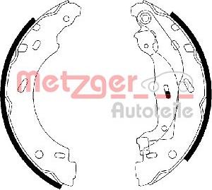 Metzger MG 112 - Комплект спирачна челюст vvparts.bg