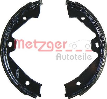 Metzger MG 122 - Комплект спирачна челюст, ръчна спирачка vvparts.bg