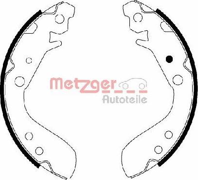 Metzger MG 830 - Комплект спирачна челюст vvparts.bg