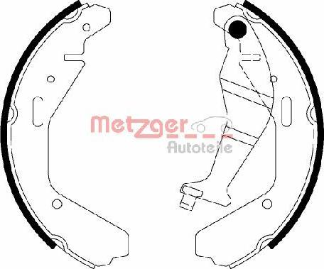 Metzger MG 829 - Комплект спирачна челюст vvparts.bg