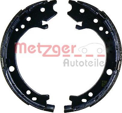 Metzger MG 233 - Комплект спирачна челюст, ръчна спирачка vvparts.bg