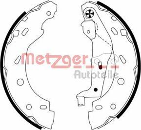 Metzger MG 785 - Комплект спирачна челюст vvparts.bg