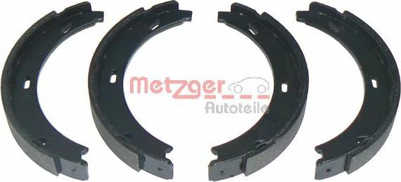 Metzger MG 779 - Комплект спирачна челюст, ръчна спирачка vvparts.bg