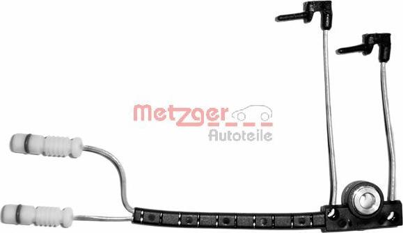 Metzger WK 17-045 - Предупредителен контактен сензор, износване на накладките vvparts.bg