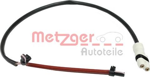 Metzger WK 17-010 - Предупредителен контактен сензор, износване на накладките vvparts.bg