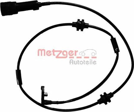 Metzger WK 17-036 - Предупредителен контактен сензор, износване на накладките vvparts.bg