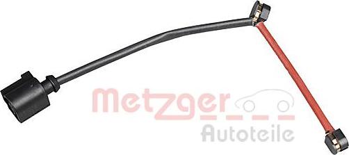 Metzger WK 17-324 - Предупредителен контактен сензор, износване на накладките vvparts.bg