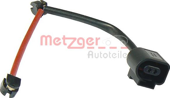 Metzger WK 17-258 - Предупредителен контактен сензор, износване на накладките vvparts.bg