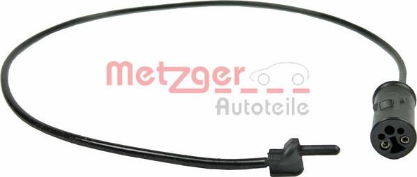 Metzger WK 17-206 - Предупредителен контактен сензор, износване на накладките vvparts.bg