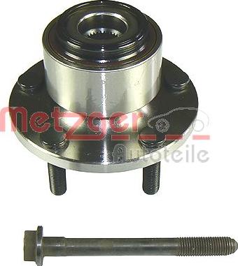 Metzger WM 6543 - Комплект колесен лагер vvparts.bg