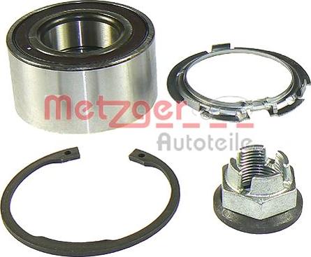 Metzger WM 155.80 - Комплект колесен лагер vvparts.bg