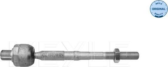 Meyle 416 031 0000 - Аксиален шарнирен накрайник, напречна кормилна щанга vvparts.bg