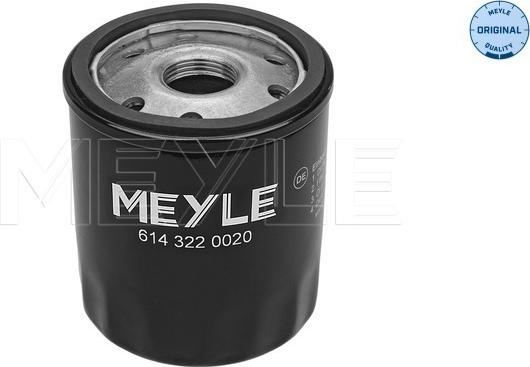 Meyle 614 322 0020 - Маслен филтър vvparts.bg