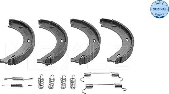 Meyle 014 042 0602/S - Комплект спирачна челюст, ръчна спирачка vvparts.bg