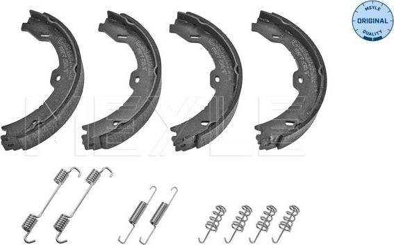 Meyle 014 042 1002/S - Комплект спирачна челюст, ръчна спирачка vvparts.bg